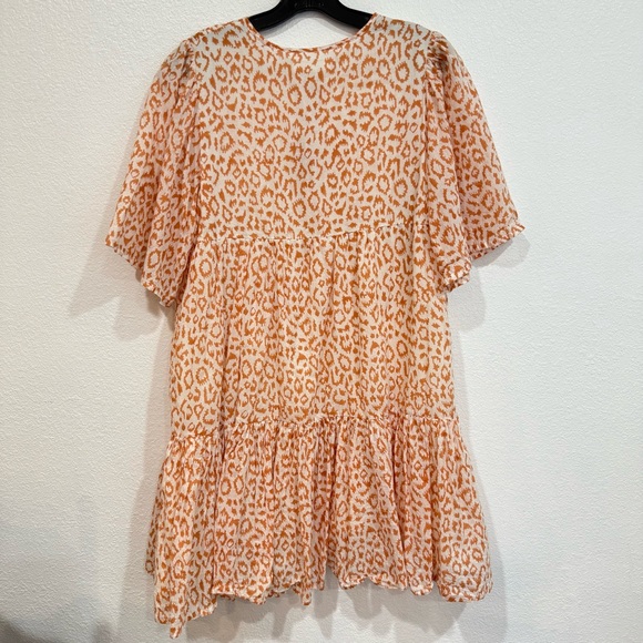 Emerson Fry India Collection Isla Dress Sunbaked Leopard Organic Size XS /S - Picture 7 of 8